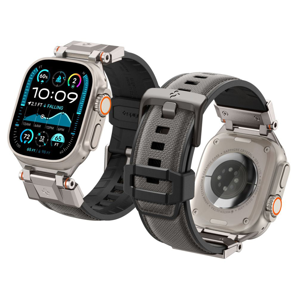 Cinturino Spigen DuraPro Armor per Apple Watch 49mm / 46mm / 45mm / 44mm / 42mm Series, Grigio AMP09104