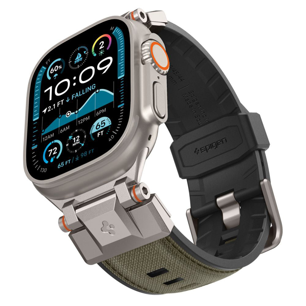 Spigen DuraPro Armor Strap for Apple Watch 49mm / 46mm / 45mm / 44mm / 42mm Series, Green AMP09102