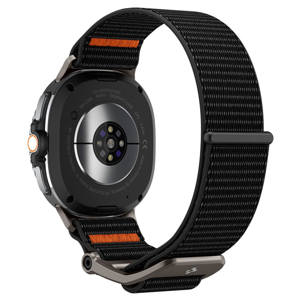 Cinturino Spigen DuraPro Flex per Samsung Galaxy Watch8 / Watch8 Classic Series, Nero AMP10116