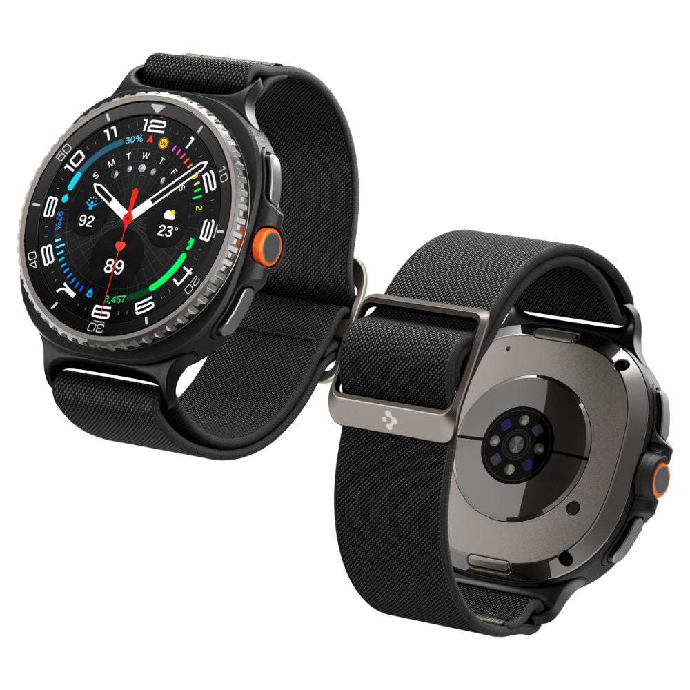 Cinturino Spigen Lite Fit per Samsung Galaxy Watch8 / Watch8 Classic Series, Nero AMP10117