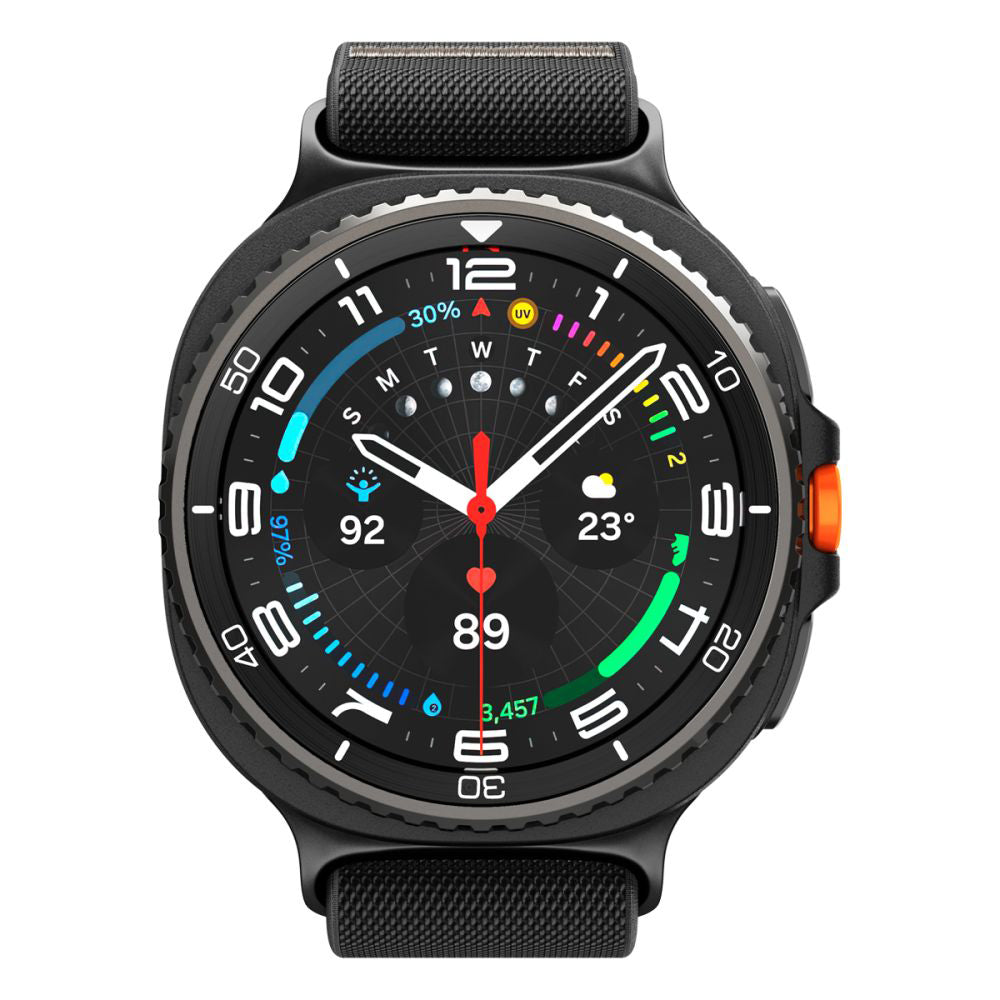 Cinturino Spigen Lite Fit per Samsung Galaxy Watch8 / Watch8 Classic Series, Nero AMP10117