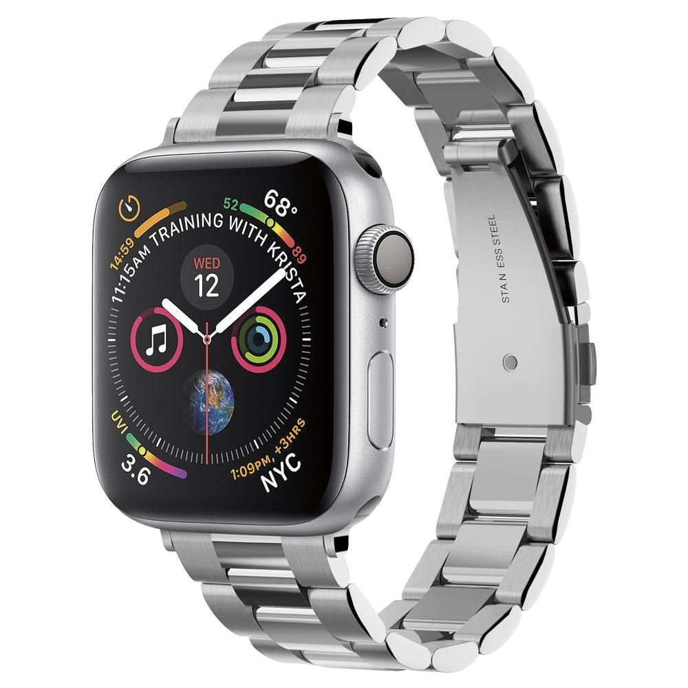 Cinturino Spigen Modern Fit per Apple Watch 42mm / 41mm / 40mm / 38mm Series, Argento 061MP25943