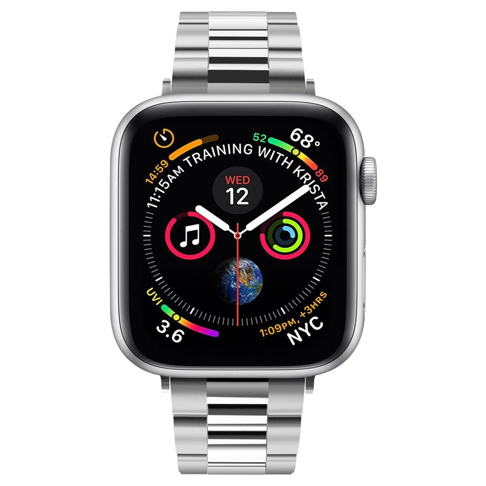Cinturino Spigen Modern Fit per Apple Watch 42mm / 41mm / 40mm / 38mm Series, Argento 061MP25943