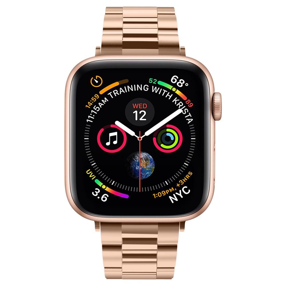 Cinturino Spigen Modern Fit per Apple Watch 42mm / 41mm / 40mm / 38mm Series, Rosa Dorato 061MP25944