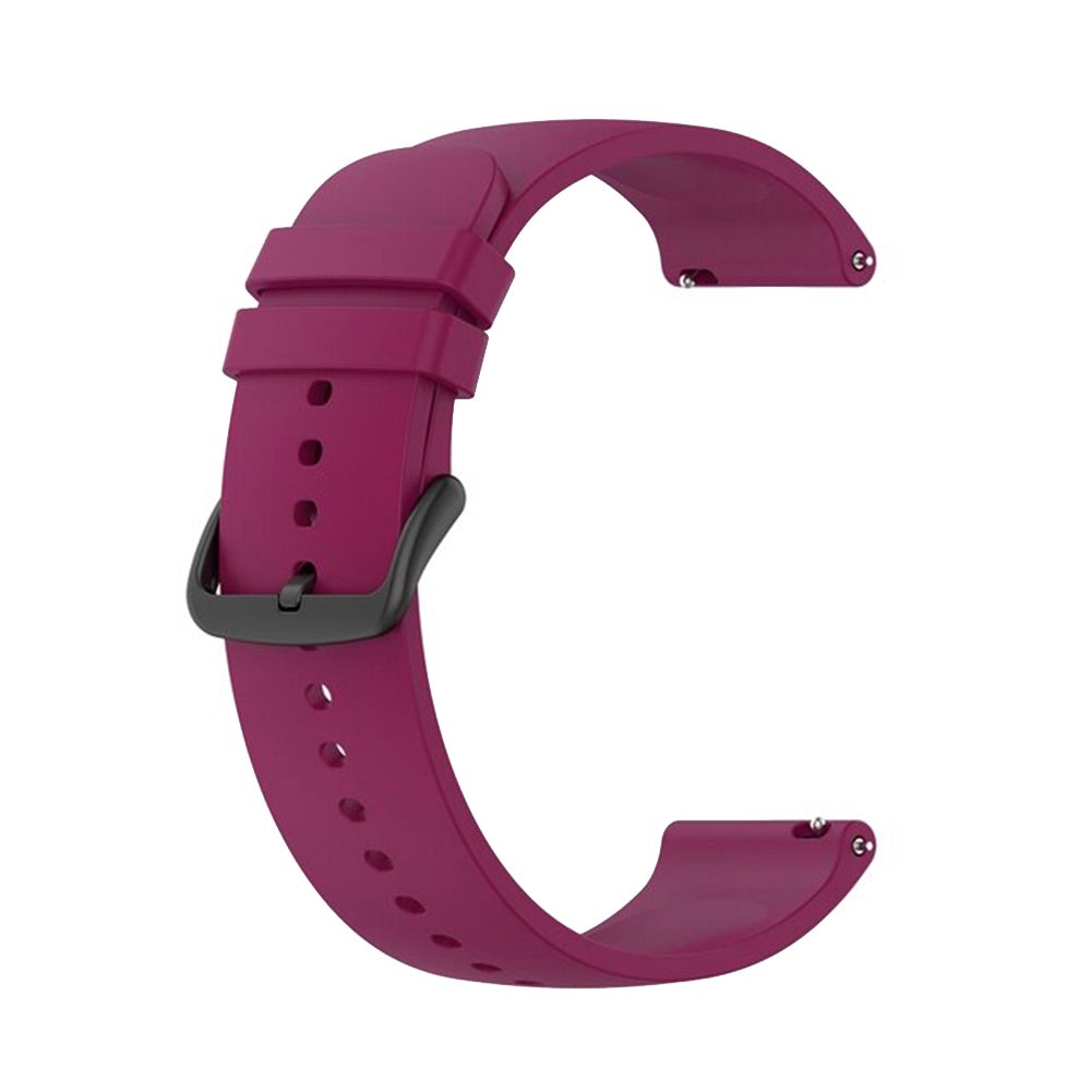 Cinturino Techsuit W001 per Samsung Galaxy Watch / Huawei Watch Series, 20mm, Rosso