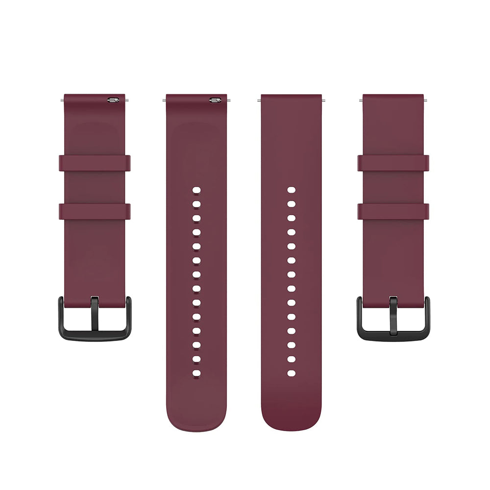 Cinturino Techsuit W001 per Samsung Galaxy Watch / Huawei Watch Series, 20mm, Rosso