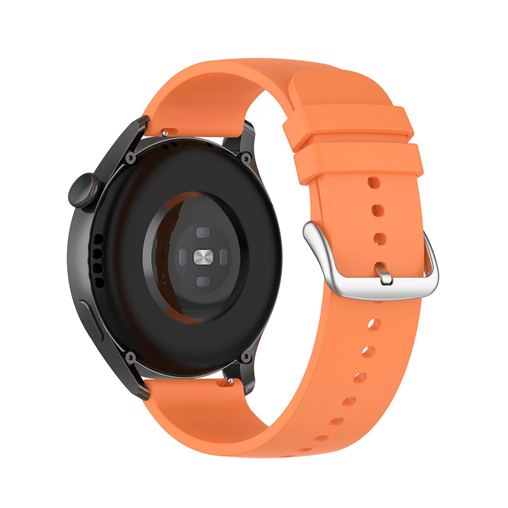 Cinturino Techsuit W001 per Samsung Galaxy Watch / Huawei Watch Series, 22mm, Arancione