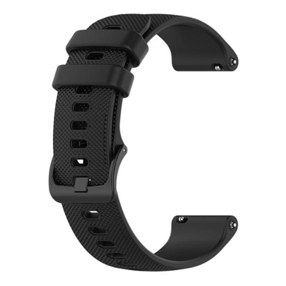 Cinturino Techsuit W006 per Huawei Watch / Garmin Watch Series, 18mm, Nero