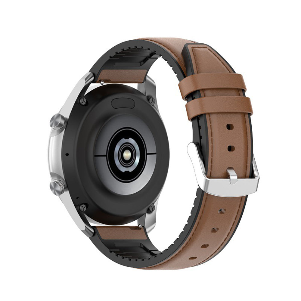 Cinturino Techsuit W007 per Samsung Galaxy Watch / Huawei Watch Series, 20mm, Marrone