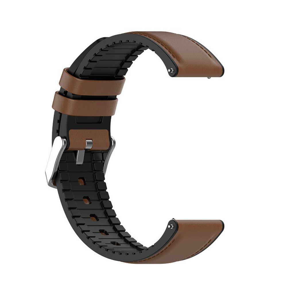Cinturino Techsuit W007 per Samsung Galaxy Watch / Huawei Watch Series, 20mm, Marrone
