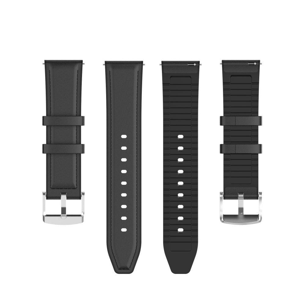 Cinturino Techsuit W007 per Samsung Galaxy Watch / Huawei Watch Series, 22mm, Nero.