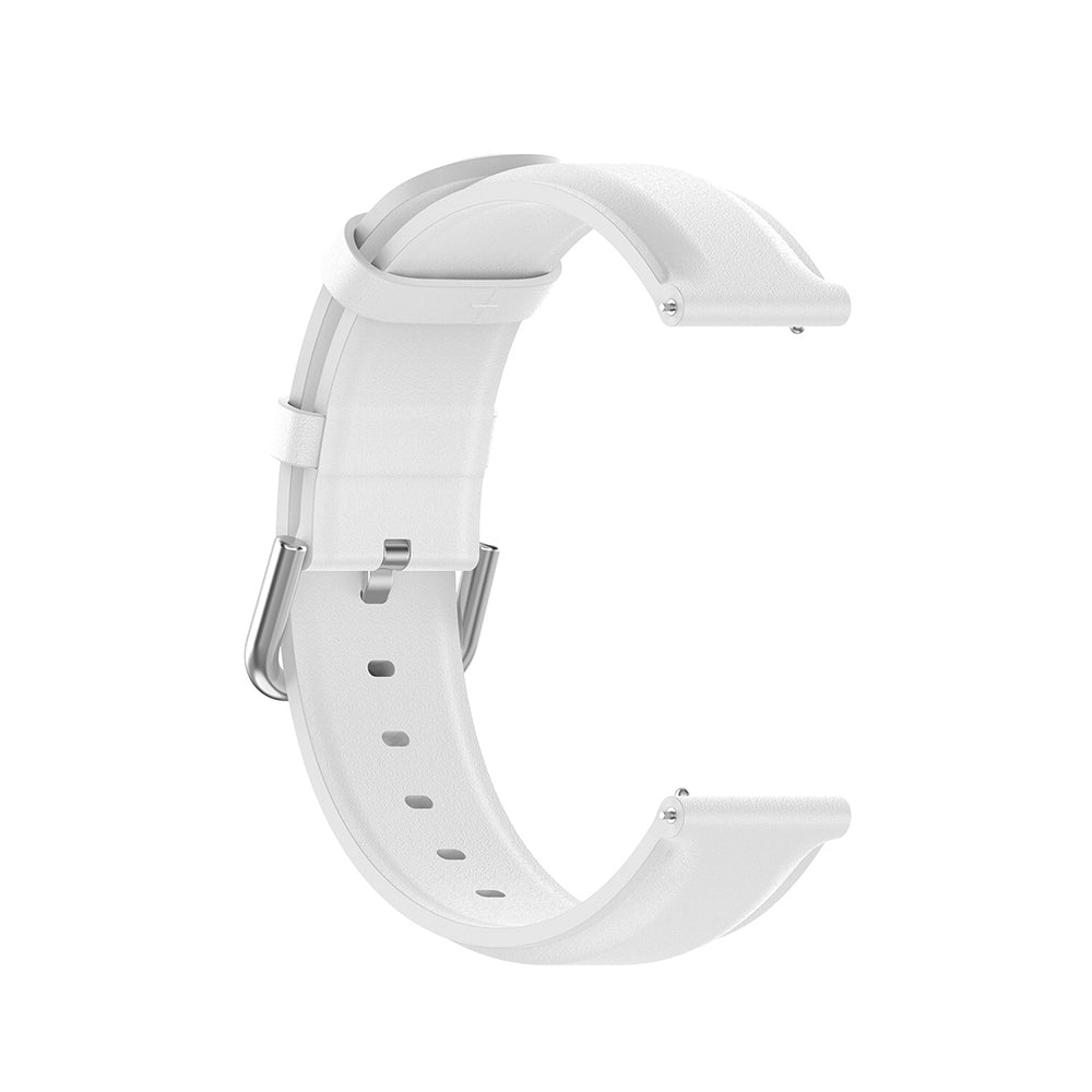 Cinturino Techsuit W007PU per Samsung Galaxy Watch / Huawei Watch Series, 22mm, Bianco
