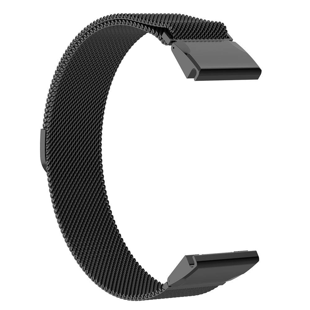 Cinturino Techsuit W009 per Garmin Instinct / Approach / Fenix Watch Series, 20mm, Nero
