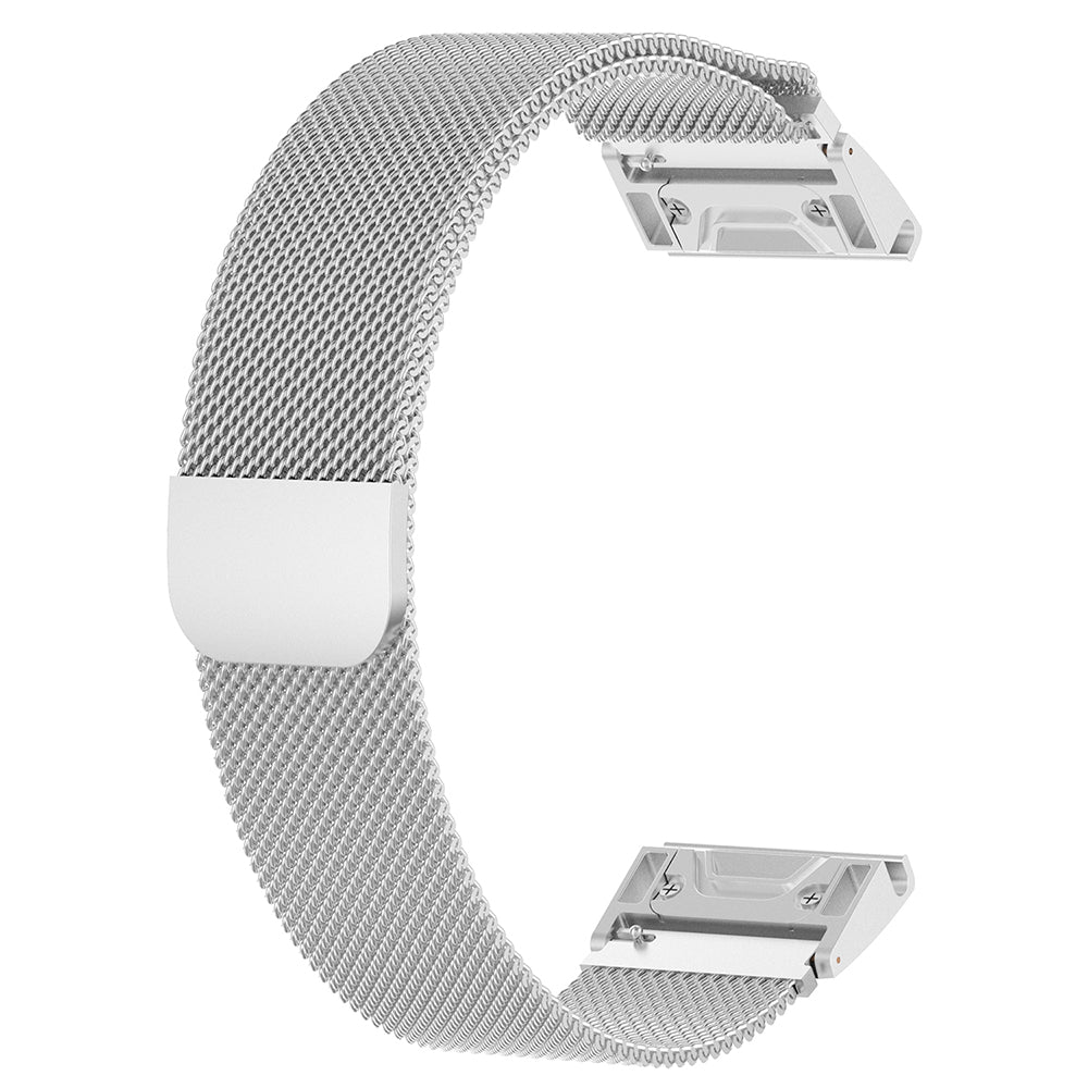 Cinturino Techsuit W009 per Garmin Watch Fenix Series, 26mm, Argento