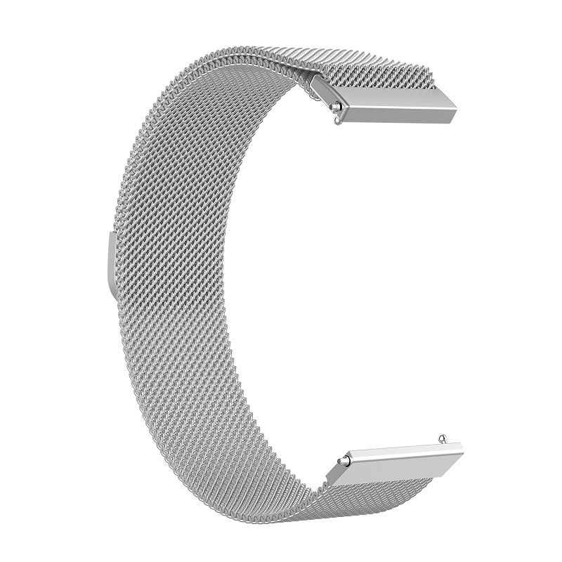 Cinturino Techsuit W009 per Samsung Galaxy Watch / Huawei Watch Series, 22mm, Argento