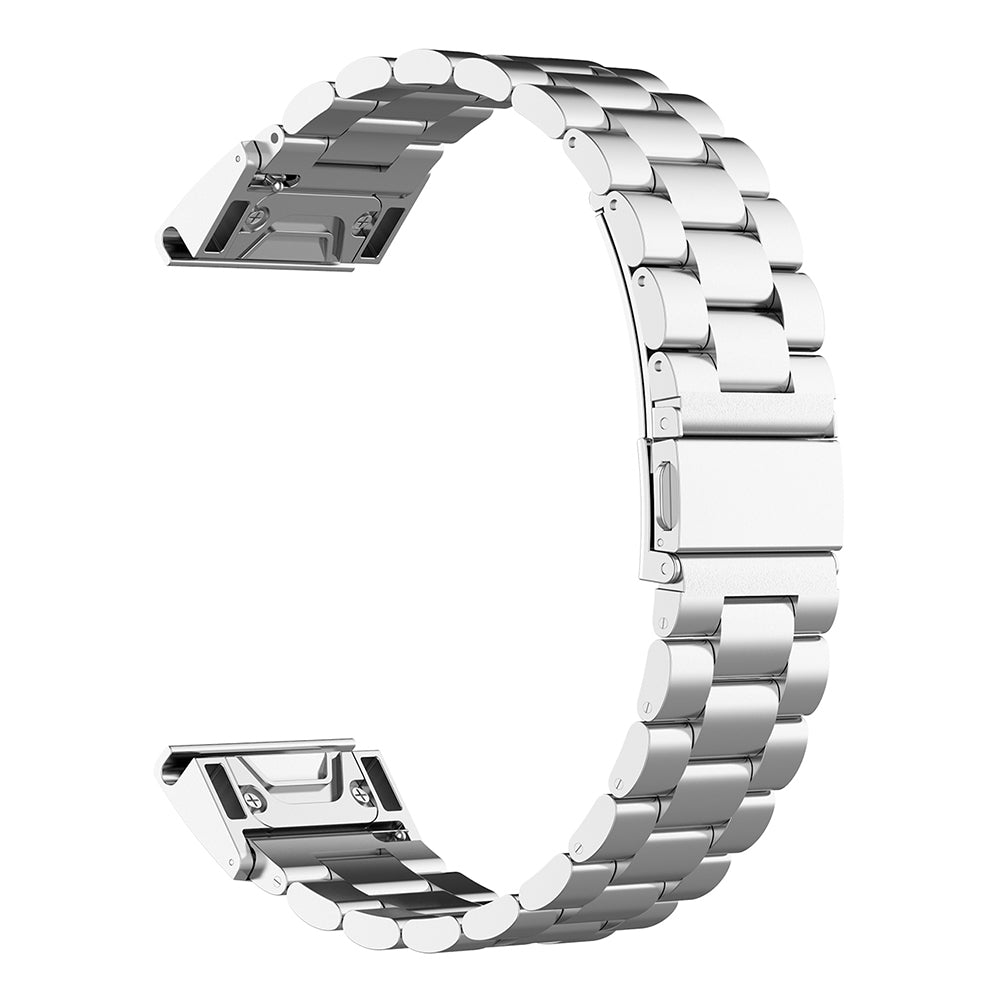Cinturino Techsuit W010 per Garmin Instinct / Approach / Fenix Watch Series, 20mm, Argento