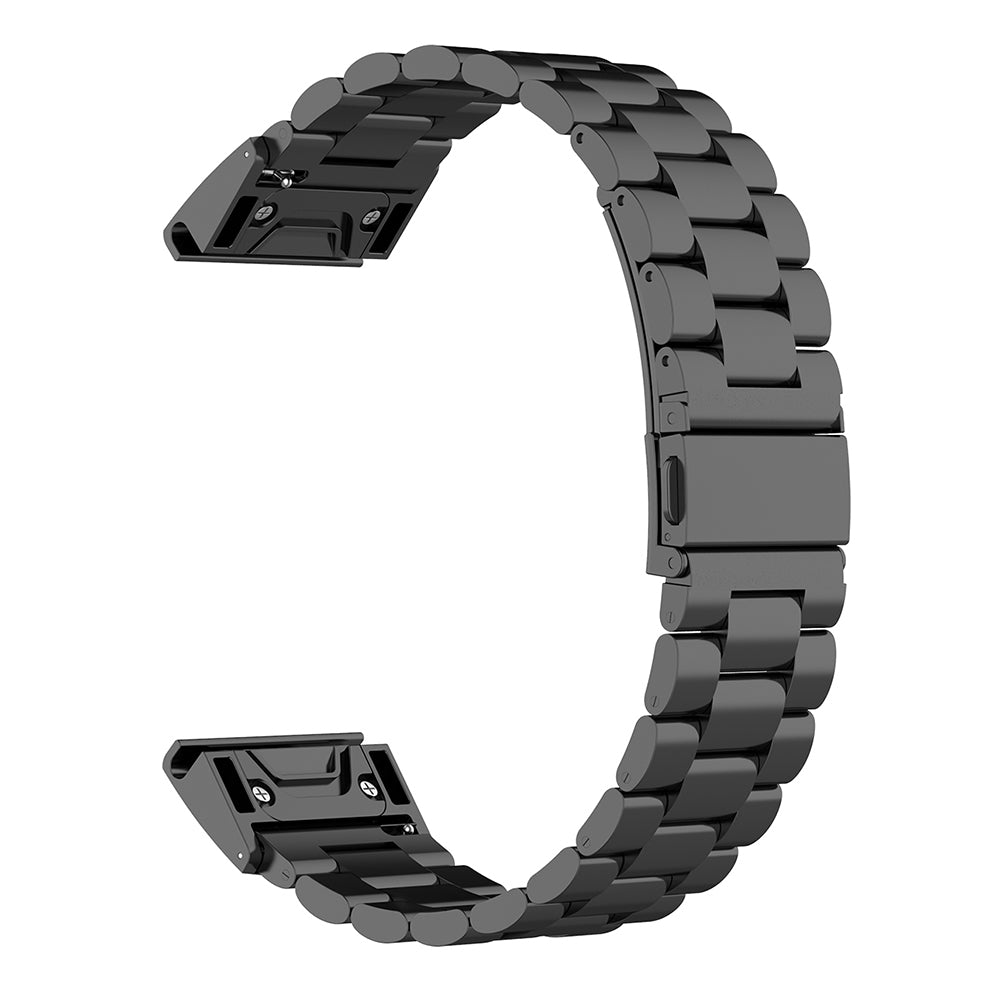 Cinturino Techsuit W010 per Garmin Instinct / Approach / Fenix Watch Series, 20mm, Nero