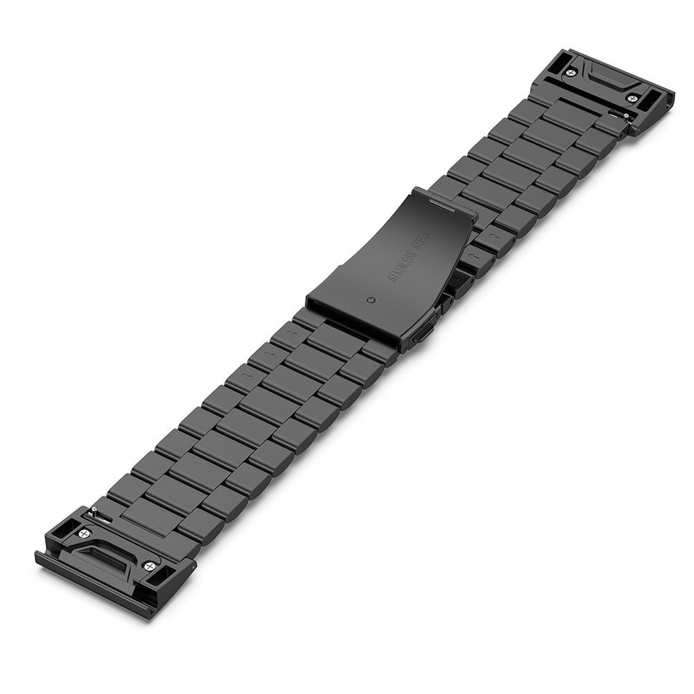 Cinturino Techsuit W010 per Garmin Instinct / Approach / Fenix Watch Series, 20mm, Nero