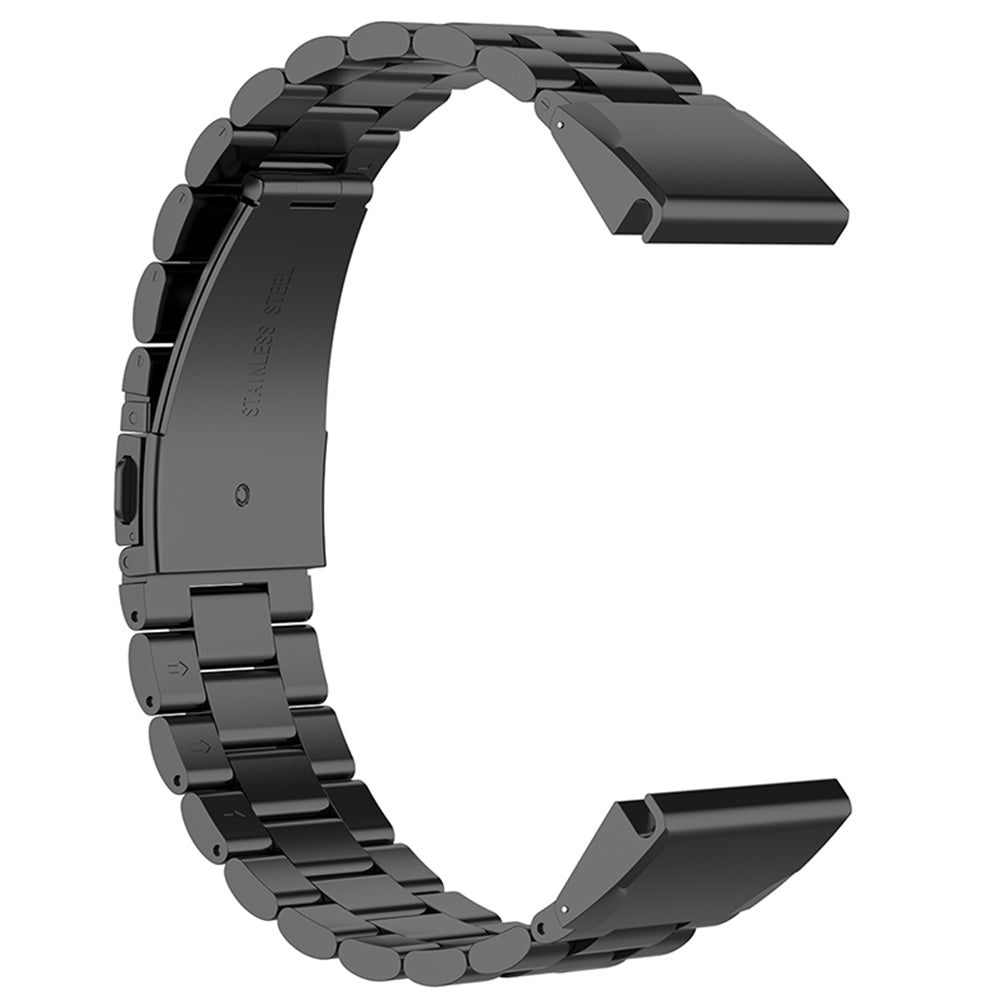 Cinturino Techsuit W010 per Garmin Watch Fenix / Forerunner Series, 22mm, Nero