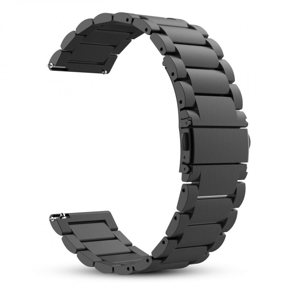 Cinturino Techsuit W010 per Huawei Watch / Garmin Watch Series, 18mm, Nero