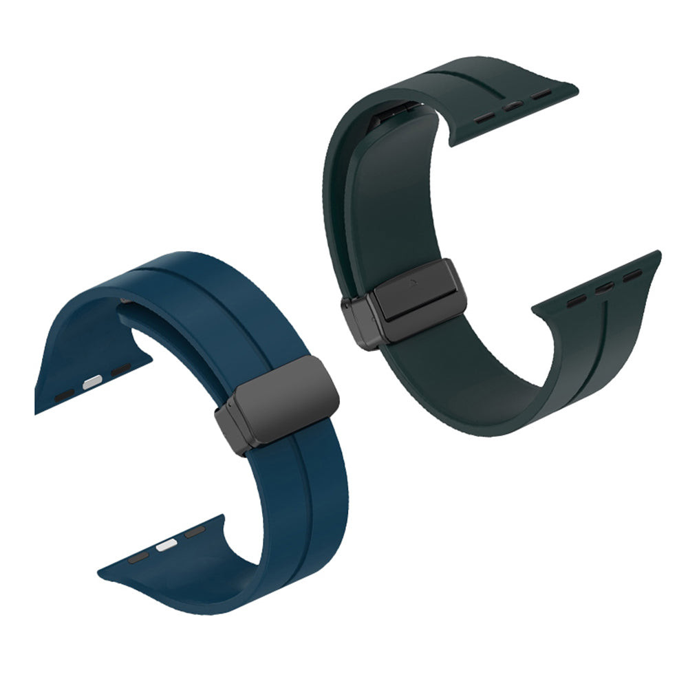 Cinturino Techsuit W011 per Apple Watch 49mm / 46mm / 45mm / 44mm / 42mm Series, Nero