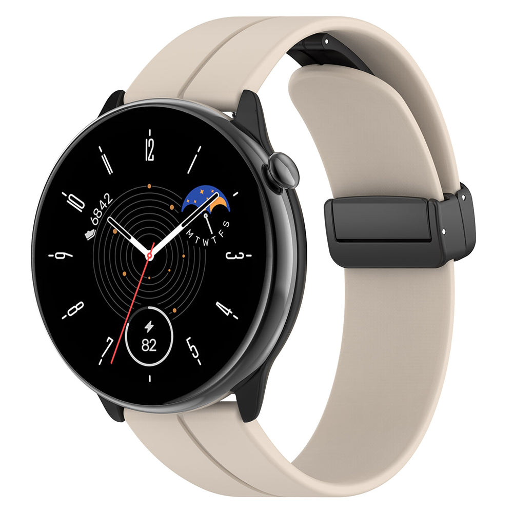 Cinturino Techsuit W011 per Huawei Watch / Garmin Watch Series, 18mm, Beige