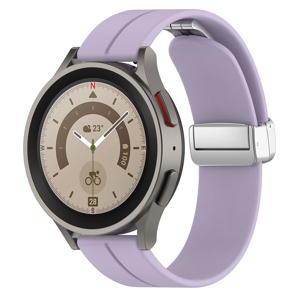 Cinturino Techsuit W011 per Samsung Galaxy Watch / Huawei Watch Series, 20mm, Viola