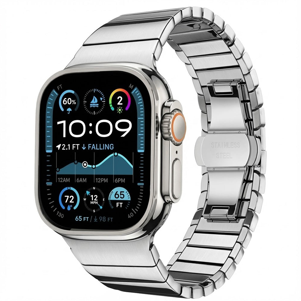 Cinturino Techsuit W012 per Apple Watch 49mm / 46mm / 45mm / 44mm / 42mm Series, Argento