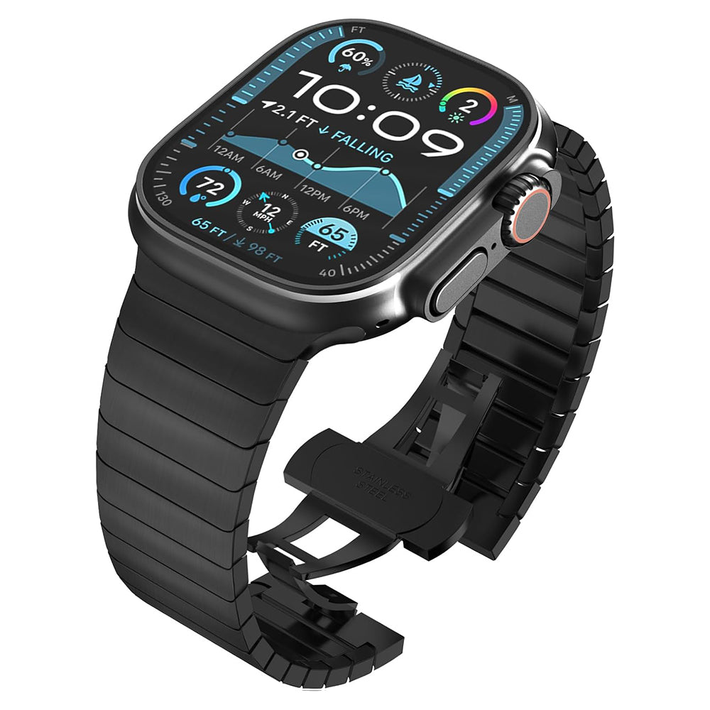 Cinturino Techsuit W012 per Apple Watch 49mm / 46mm / 45mm / 44mm / 42mm Series, Nero