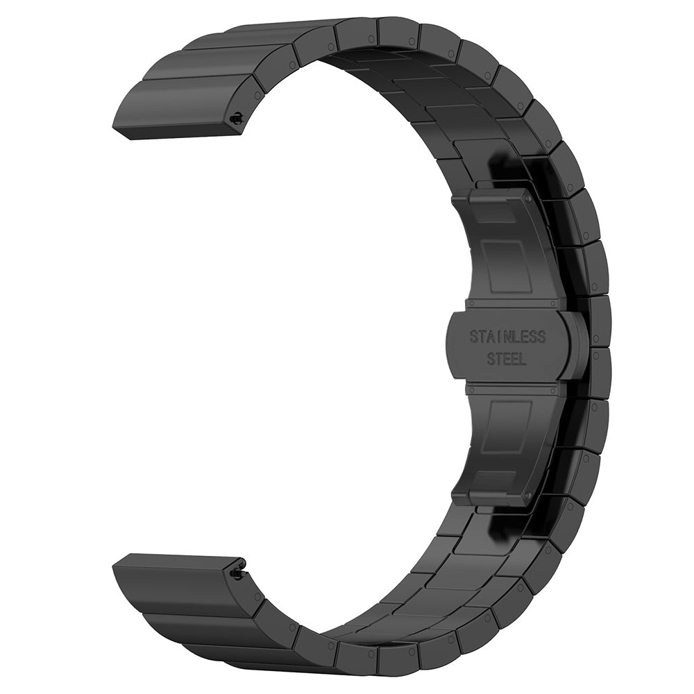 Cinturino Techsuit W012 per Huawei Watch / Xiaomi Watch Series, 22mm, Nero