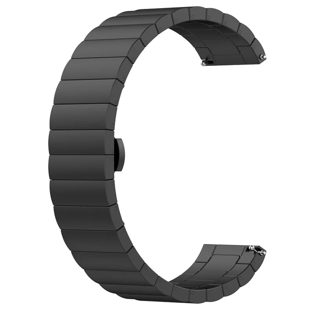 Cinturino Techsuit W012 per Huawei Watch / Xiaomi Watch Series, 22mm, Nero