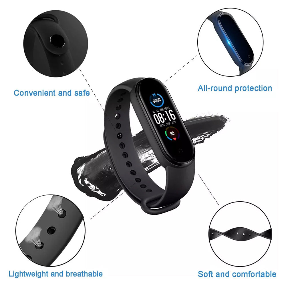 Cinturino Techsuit W013 per Xiaomi Band / Amazfit Band Series, Rosso
