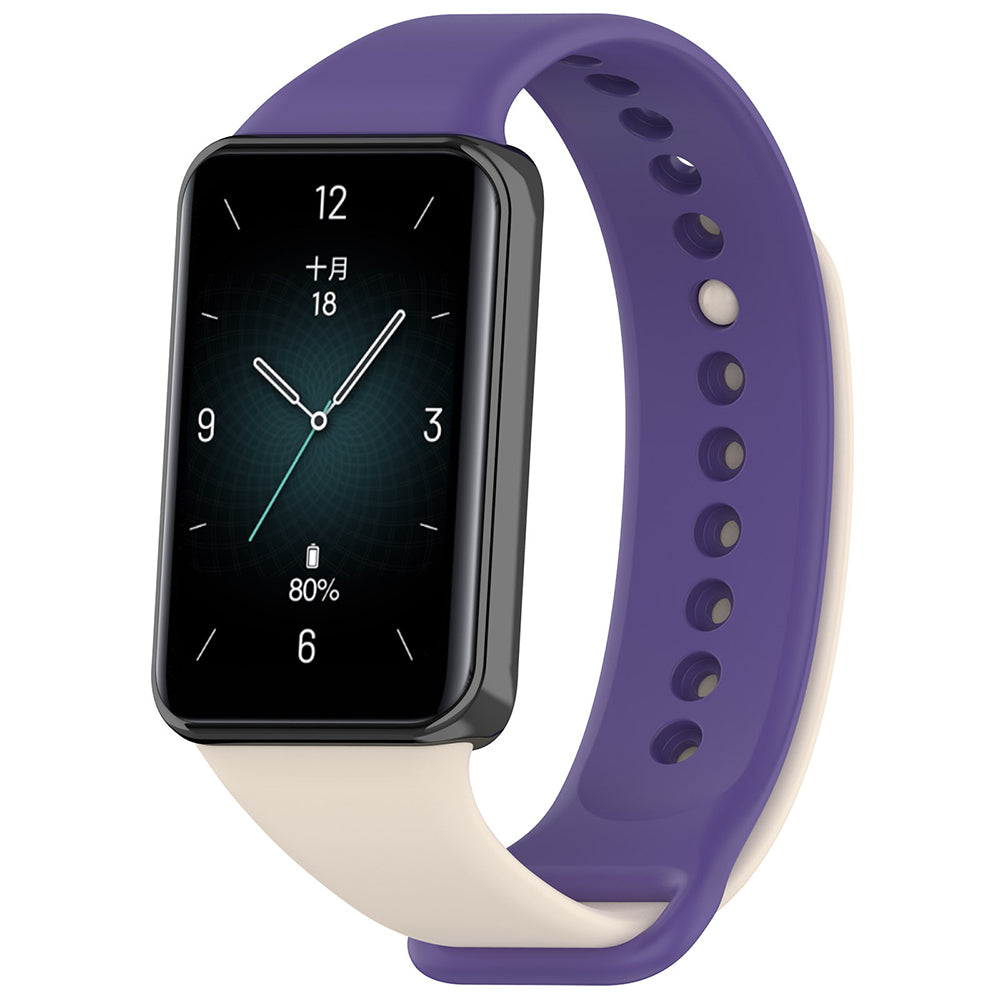 Cinturino Techsuit W014 per Honor Band 9, Lilla Crema