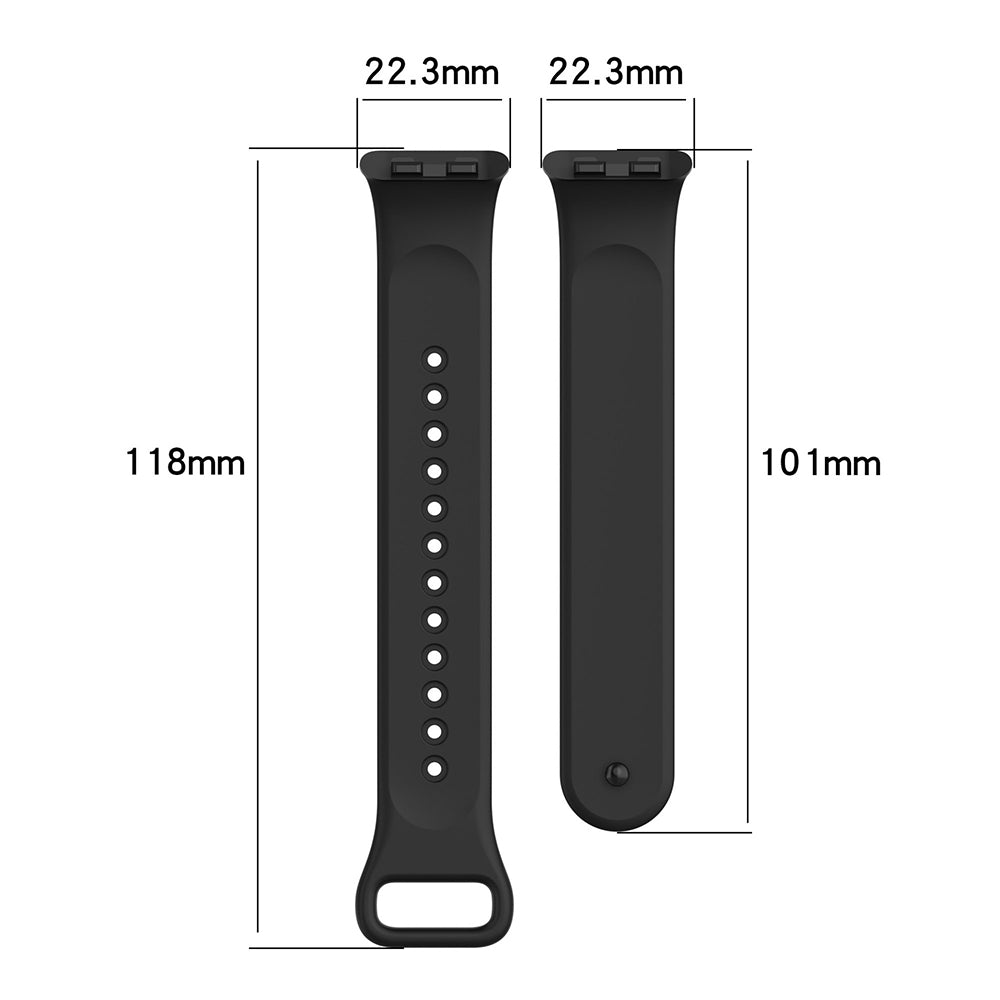 Cinturino Techsuit W014 per Honor Band 9, Lilla Crema