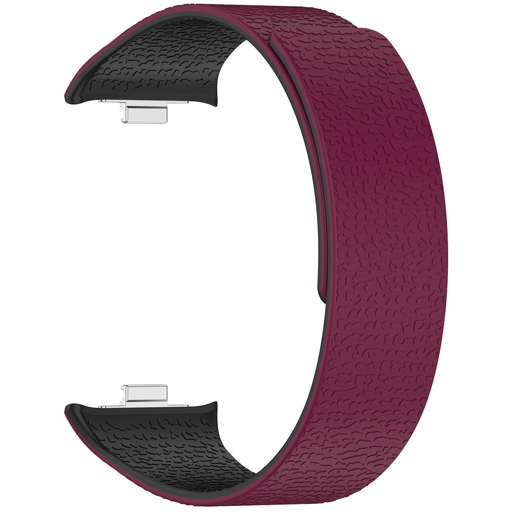Cinturino Techsuit W016 per Xiaomi Smart Band / Watch Series, Nero Ciliegia
