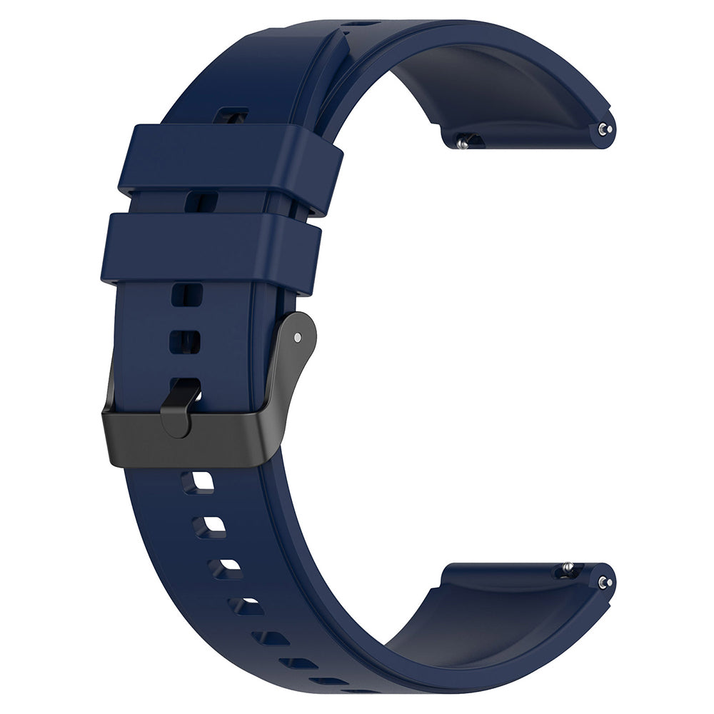 Cinturino Techsuit W026 per Huawei Watch / Xiaomi Watch Series, 22mm, Blu Scuro