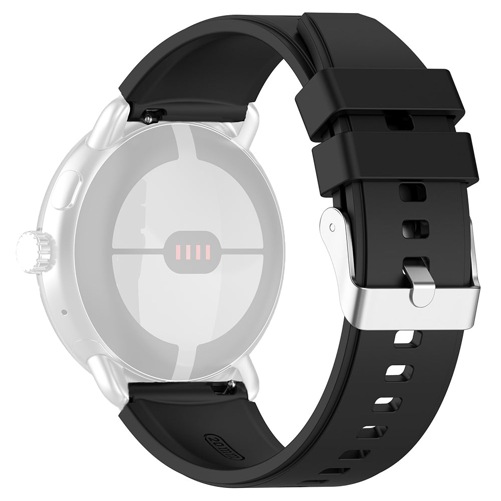 Cinturino Techsuit W026 per Samsung Galaxy Watch / Huawei Watch Series, 20mm, Nero