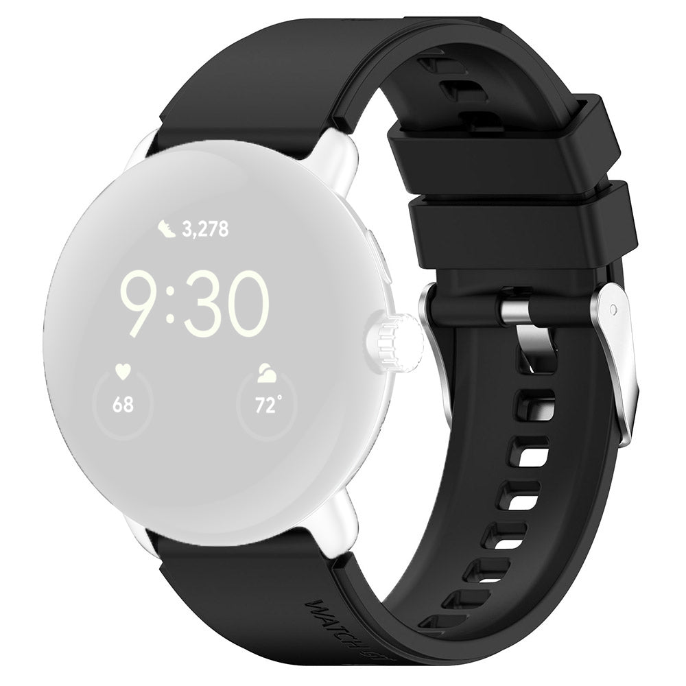 Cinturino Techsuit W026 per Samsung Galaxy Watch / Huawei Watch Series, 20mm, Nero