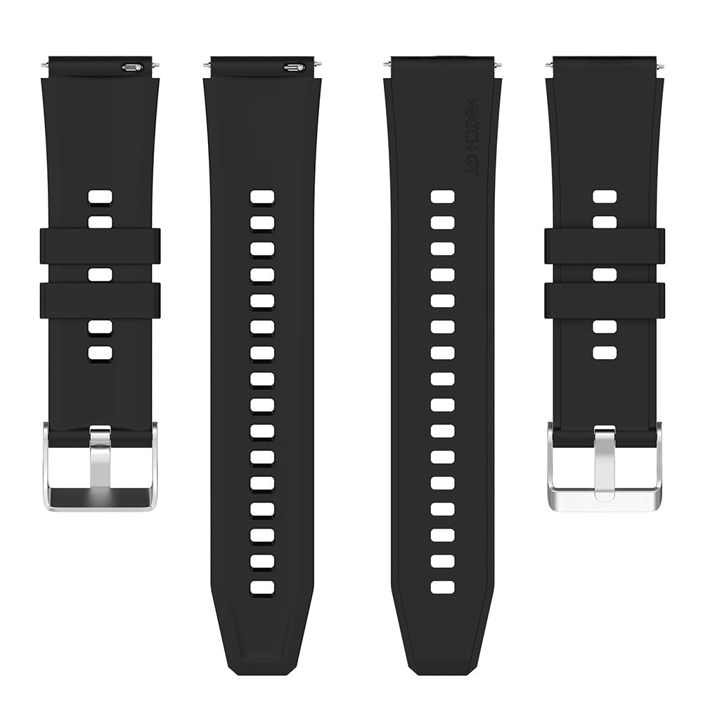 Cinturino Techsuit W026 per Samsung Galaxy Watch / Huawei Watch Series, 20mm, Nero