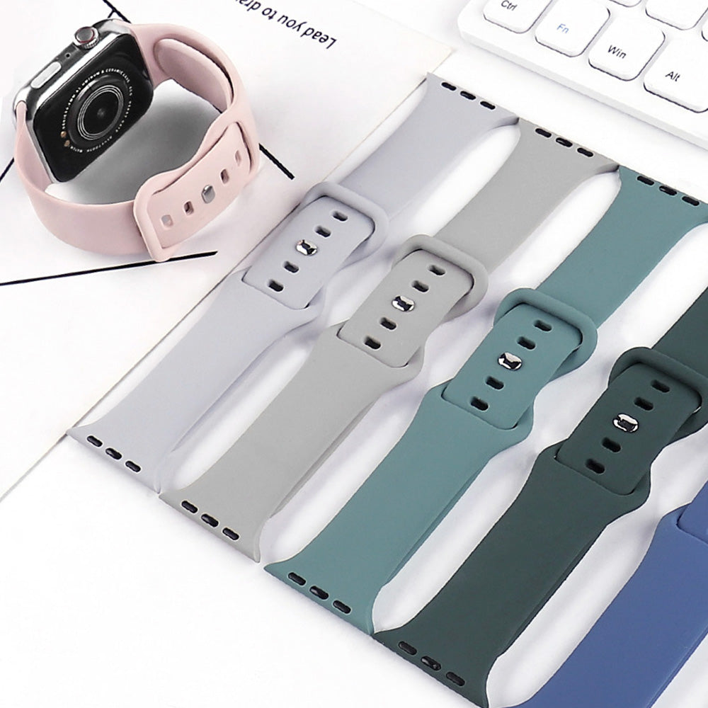 Cinturino Techsuit W031 per Apple Watch 49mm / 46mm / 45mm / 44mm / 42mm Series, Grigio