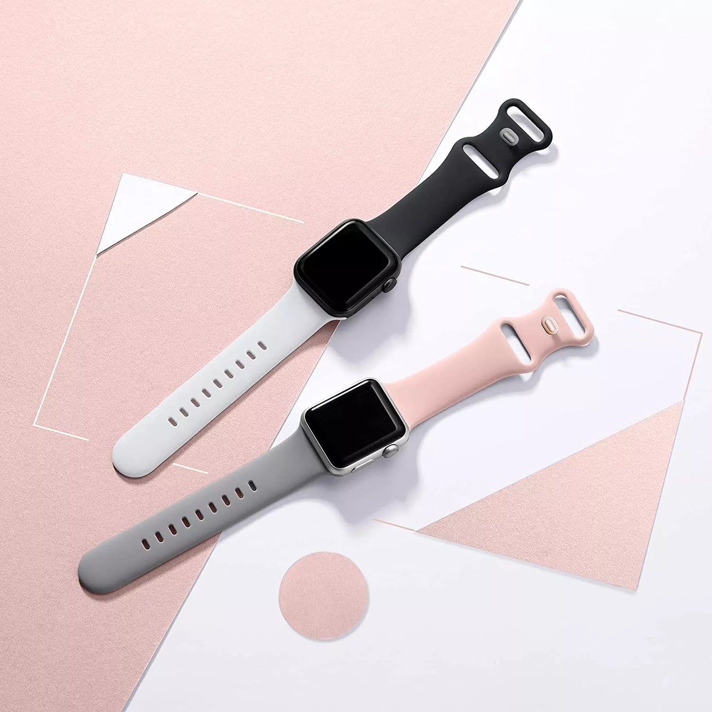 Cinturino Techsuit W031 per Apple Watch 49mm / 46mm / 45mm / 44mm / 42mm Series, Grigio