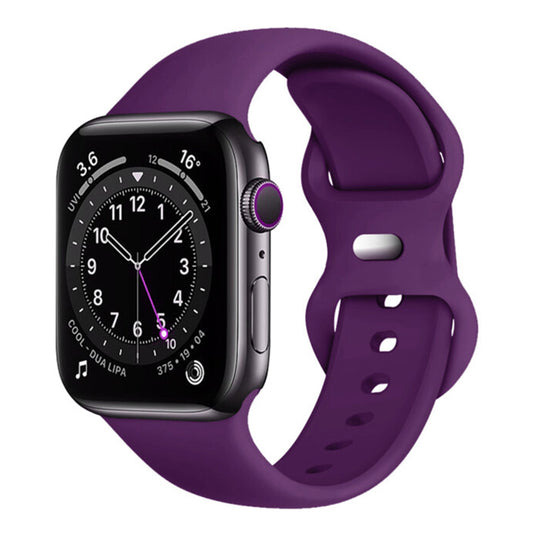 Cinturino Techsuit W031 per Apple Watch 49mm / 46mm / 45mm / 44mm / 42mm Series, Viola Scuro