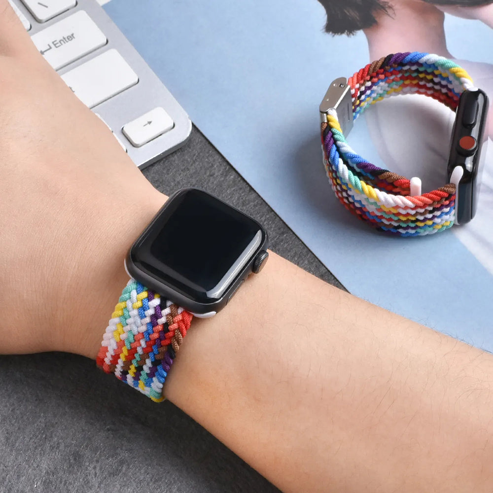 Cinturino Techsuit W032 per Apple Watch 49mm / 46mm / 45mm / 44mm / 42mm Series, Blu Navy