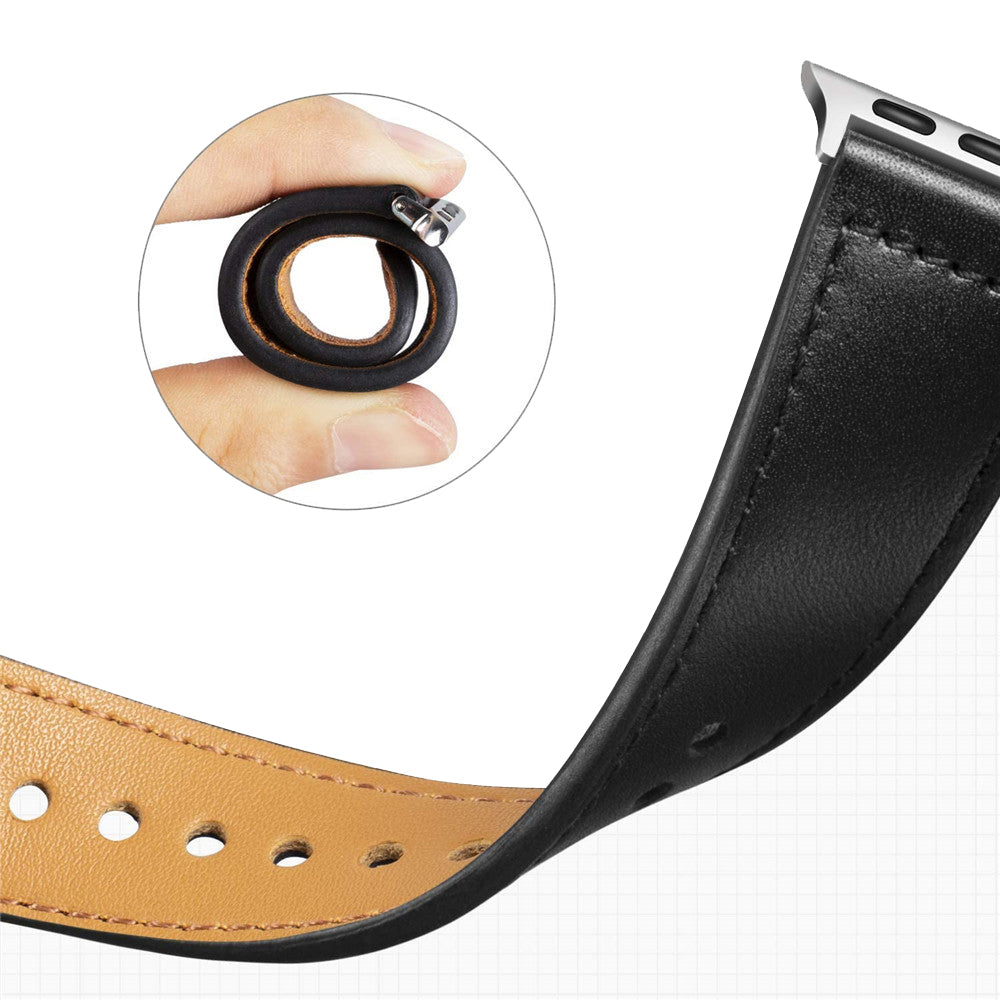Cinturino Techsuit W033 per Apple Watch 49mm / 46mm / 45mm / 44mm / 42mm Series, Nero