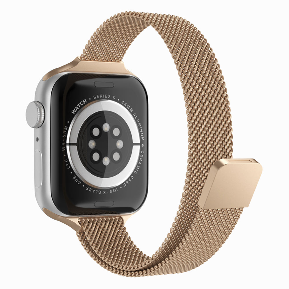 Cinturino Techsuit W034 per Apple Watch 42mm / 41mm / 40mm / 38mm Series, Oro scuro