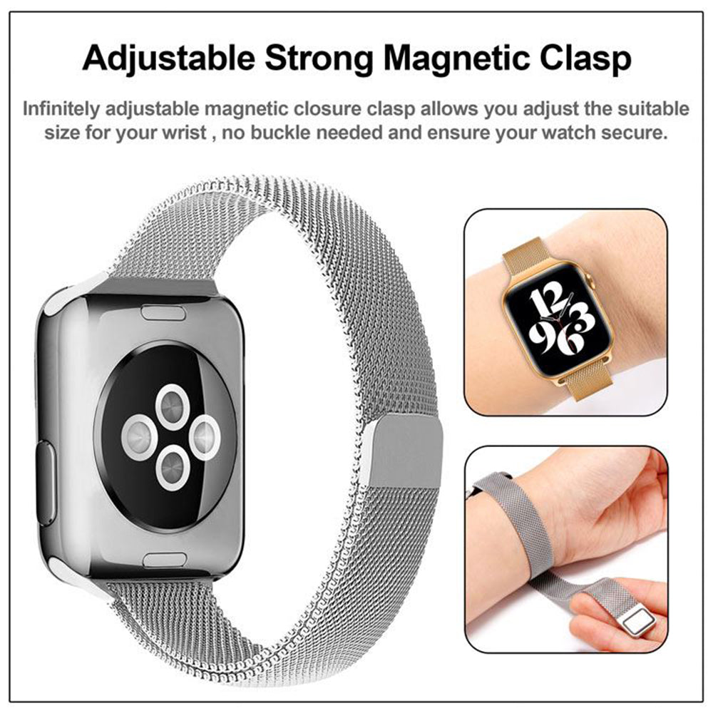 Cinturino Techsuit W034 per Apple Watch 42mm / 41mm / 40mm / 38mm Series, Oro scuro