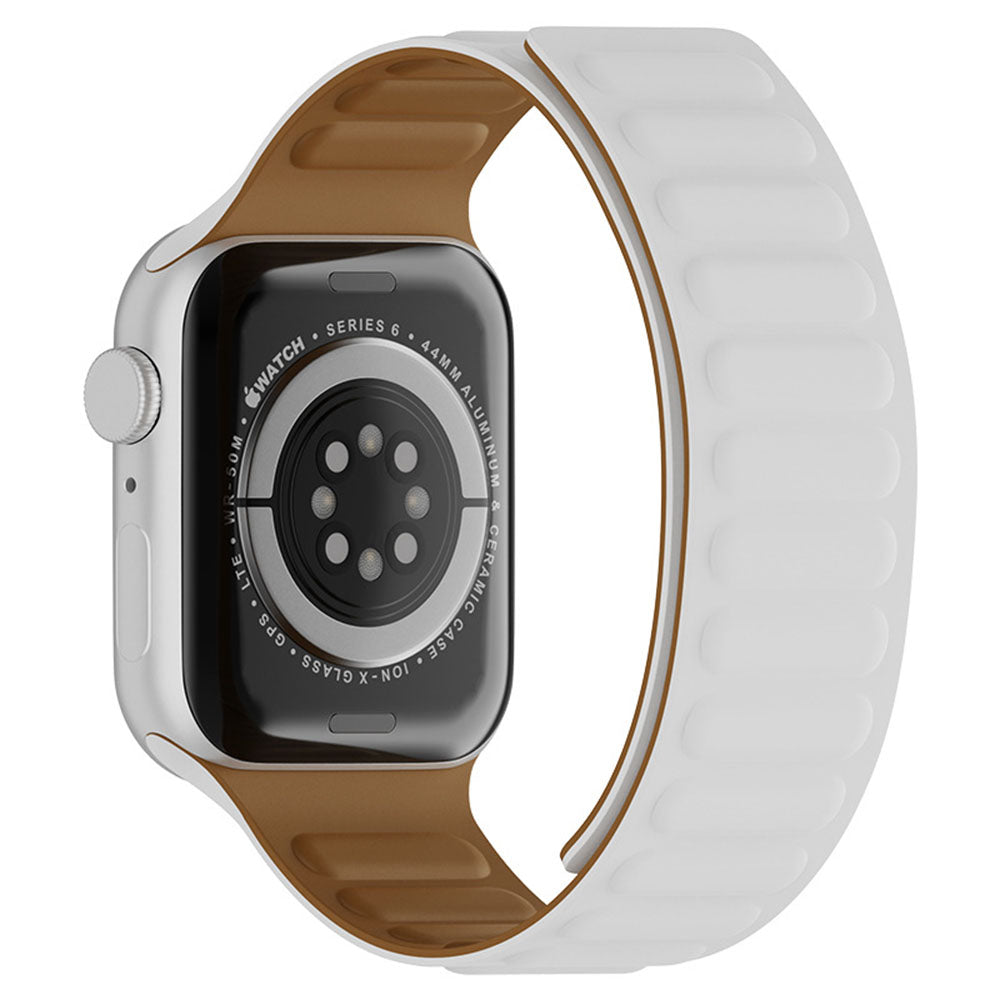 Cinturino Techsuit W035 per Apple Watch 49mm / 46mm / 45mm / 44mm / 42mm Series, Bianco