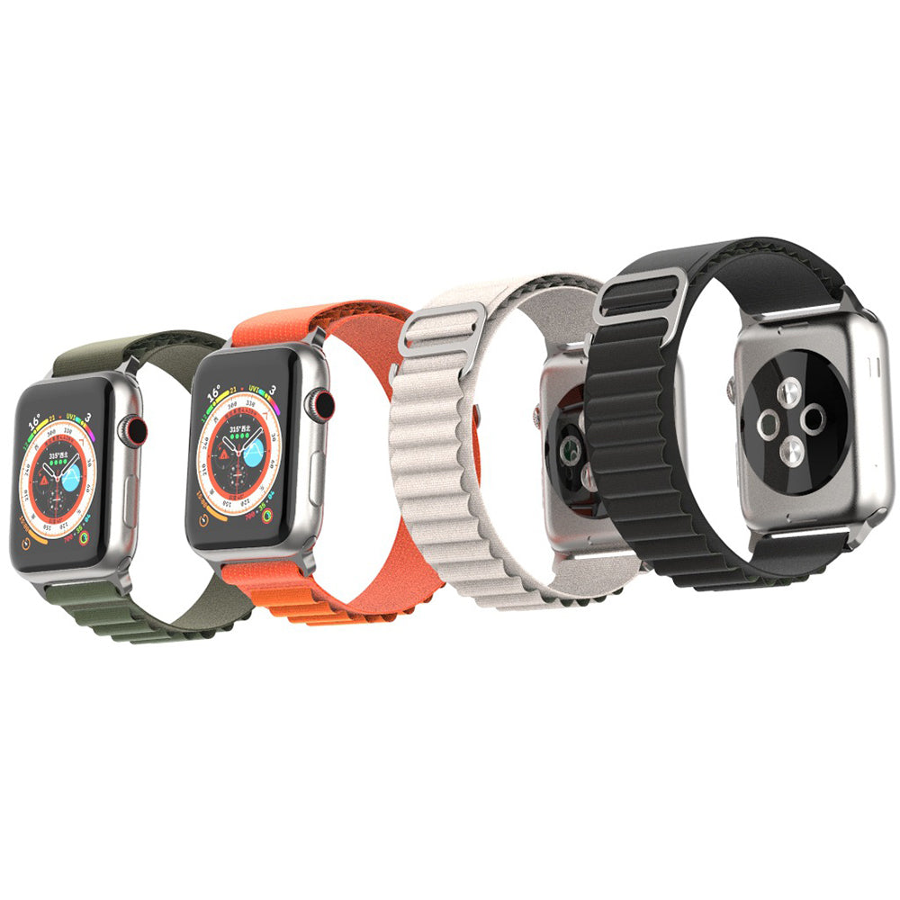 Cinturino Techsuit W037 per Apple Watch 42mm / 41mm / 40mm / 38mm Series, Bianco