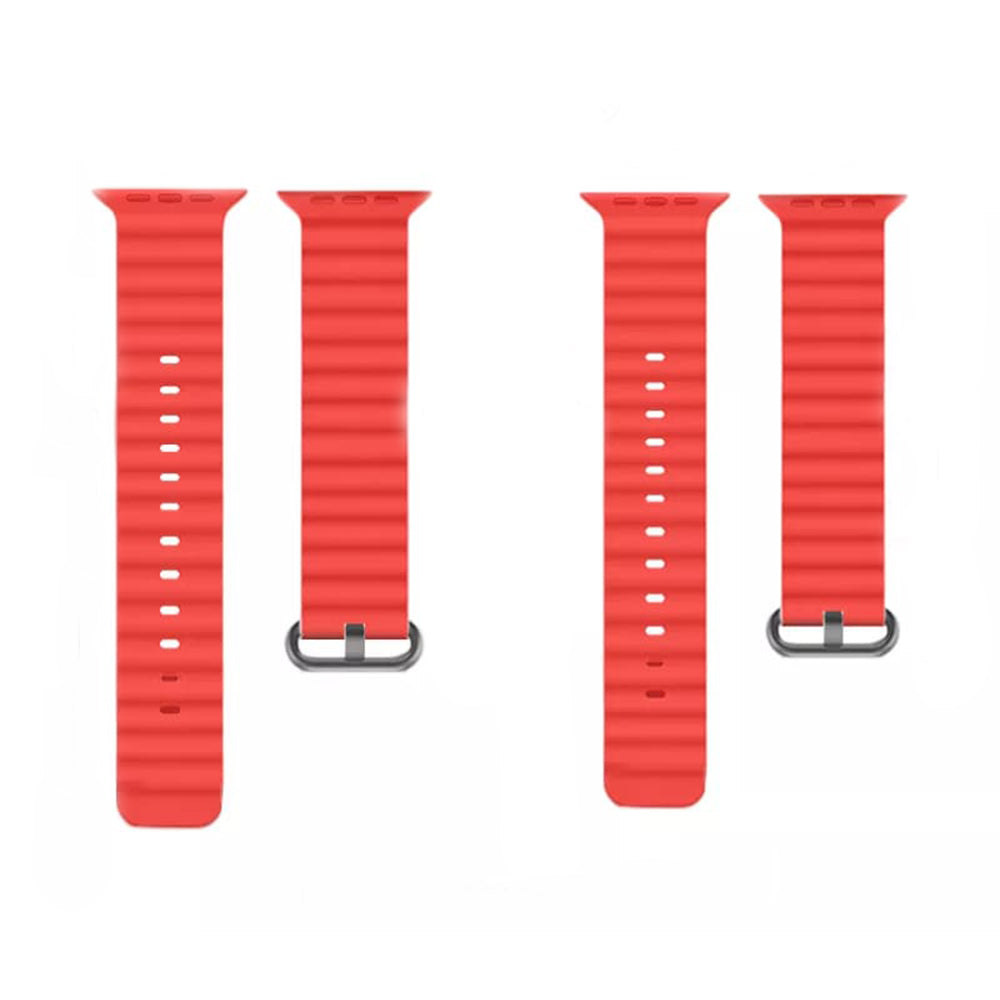Cinturino Techsuit W038 per Apple Watch 42mm / 41mm / 40mm / 38mm Series, Rosso