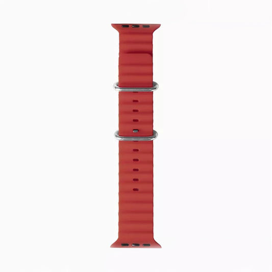 Cinturino Techsuit W038 per Apple Watch 42mm / 41mm / 40mm / 38mm Series, Rosso Scuro